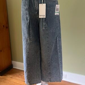 Kensie Wide-Leg Denim Jeans